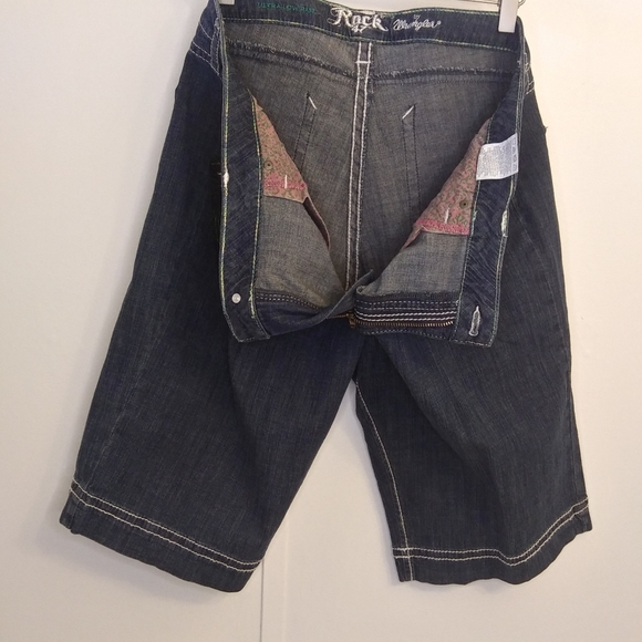Rock 47 by Wrangler NWT Denim Bermuda Short - Picture 2 of 9